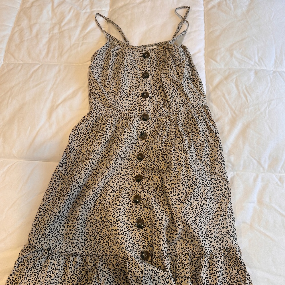 Leopard Print Mini Dress